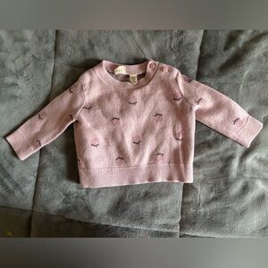 Floal mauve baby gap pink baby set